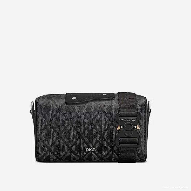22 Canvas Motif Lingot Dior CD Black Bag Diamond 0628 Luxury